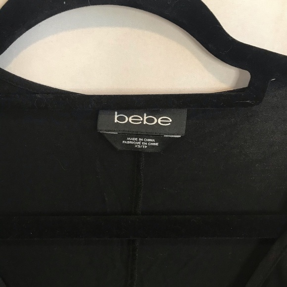 - Bebe black bodysuit with mesh - Picture 2 of 7